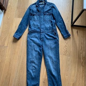 Madewell Denim Coverall Jumpsuit